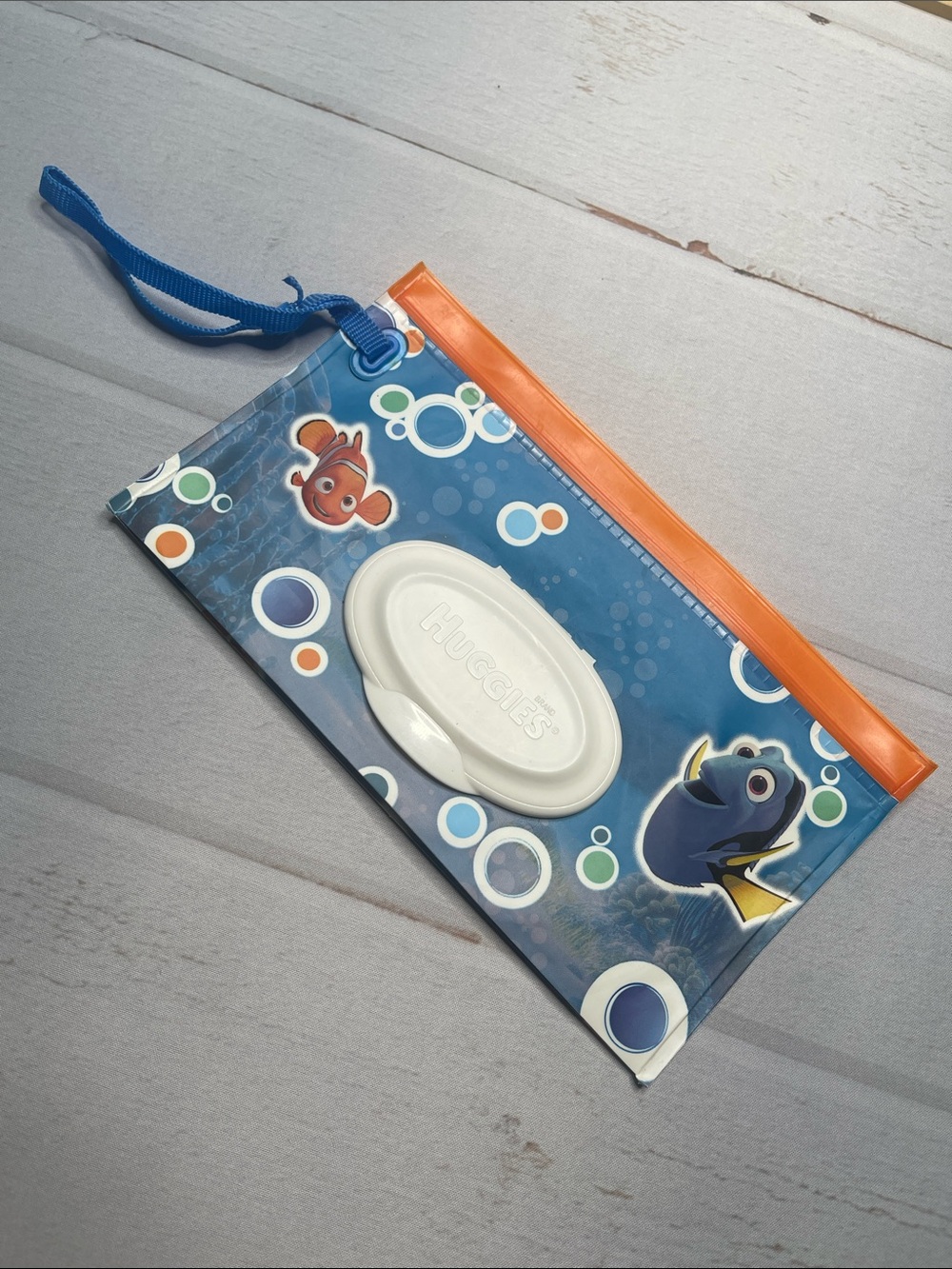 Huggies Wipes Holder Finding Dory Nemo Disney Reusable Baby Holder Pouch Clutch - Picture 2 of 8
